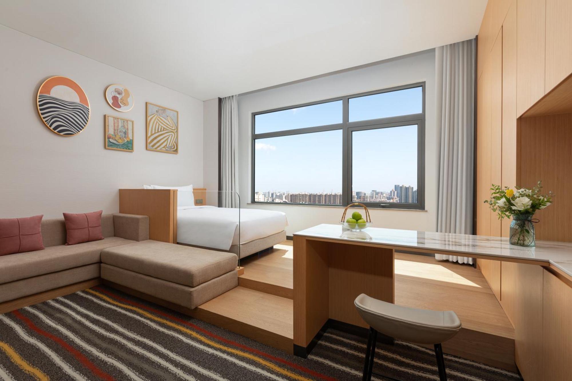 Fraser Place Wujiaochang Shanghai - Adjoin Business Center, Free Minibar Zewnętrze zdjęcie