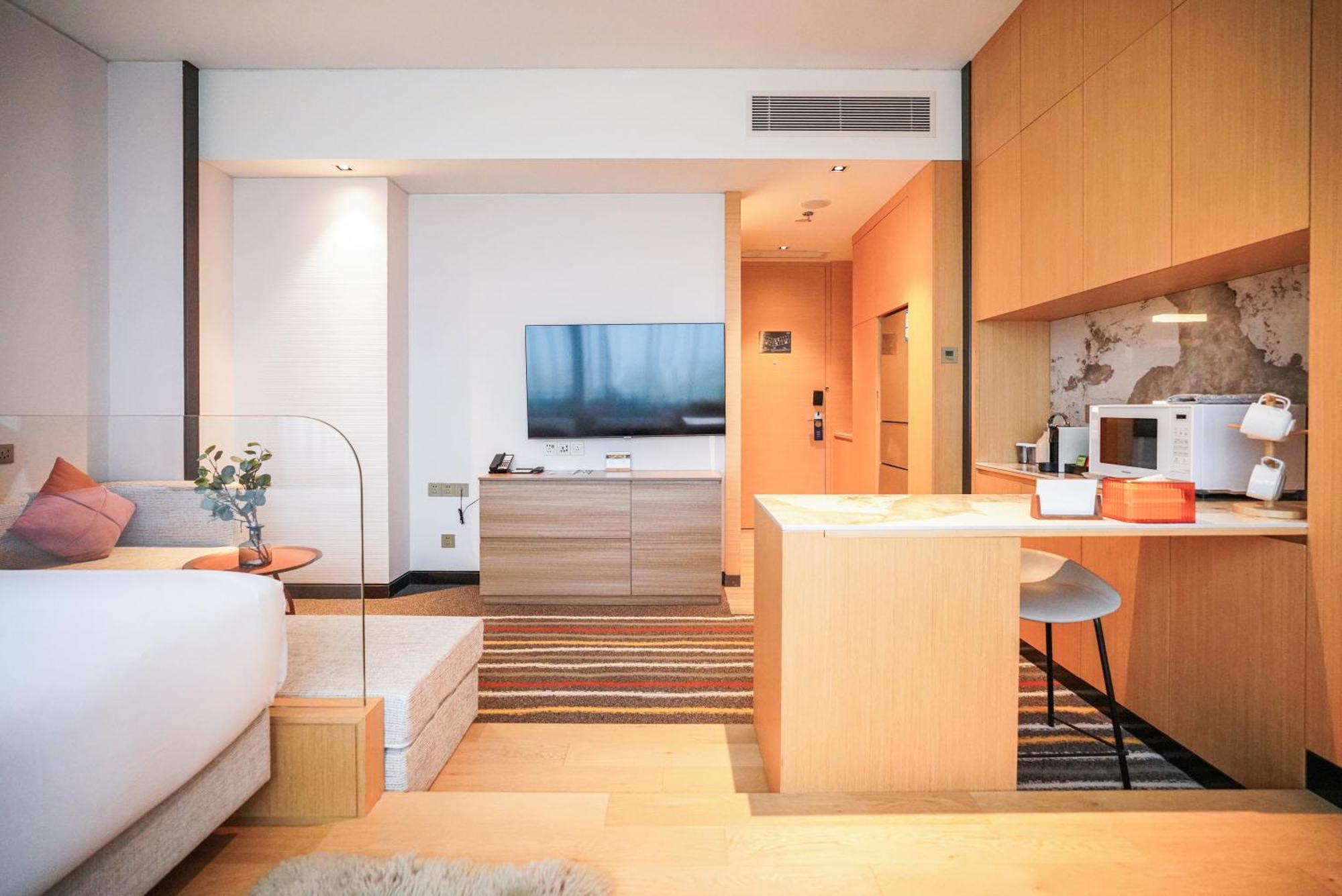 Fraser Place Wujiaochang Shanghai - Adjoin Business Center, Free Minibar Zewnętrze zdjęcie